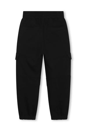 pantalone in cotone nero GIVENCHY KIDS | H3012909B